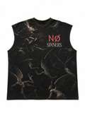 No sinners Sleeveless Shirt